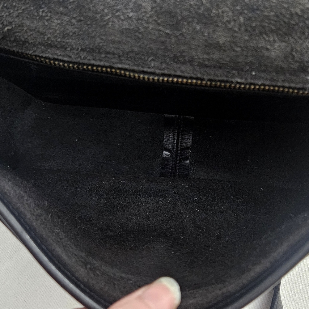 Vintage 90’s  COACH 9927 Willis Black Leather Crossbody Shoulder Handbag Purse - Picture 10 of 12